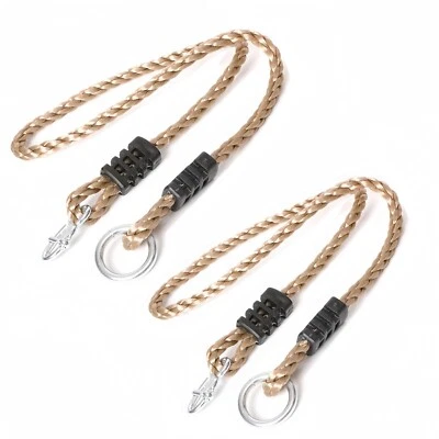 Juego de 2 Cuerdas de Nailon Columpio para Árbol Interior Exterior Hamaca Ajustable S... Envío Rápido Foto 1 de 4