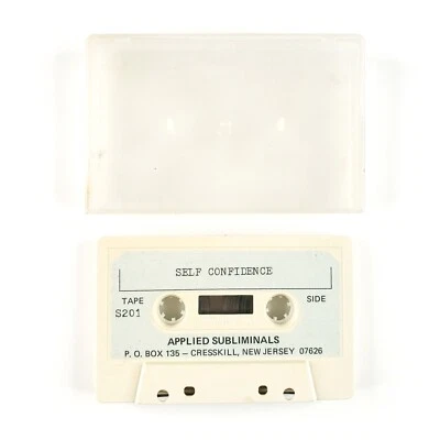 Self Confidence Subliminal Messages Tape - Vintage Applied Subliminals Cassette - Imagem 1 de 4