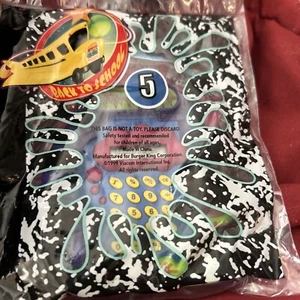 Nickelodeon Back To School Calculator #5 - 1999 Burger King New In Package - Picture 1 of 2