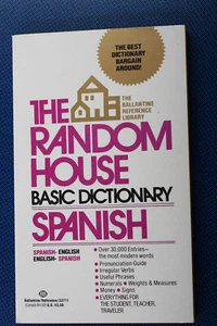 The Randon House Spanish Basic Dictionary (pb 1991) - Picture 1 of 3