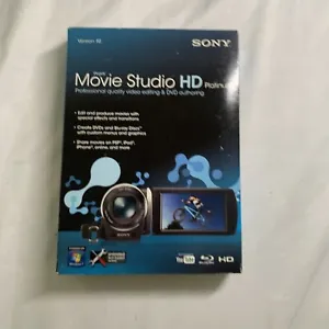 Sony Vegas Movie Studio HD Platinum Video Editing Software DVD, Pre-owned - Picture 1 of 3