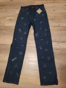 Wrangler 13MWZ Cowboy Cut Jeans - Blue Stylish Men's Jeans 30x34 - Picture 1 of 9