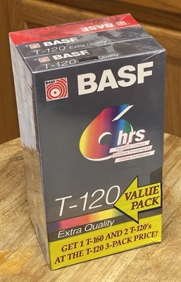 Basf Blank T-120 Blank VHS Tapes - Image 1 of 4