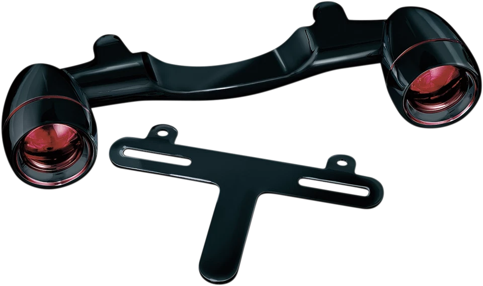 Barra de luz de señal de giro trasera Kuryakyn Bullet negra Harley Softail 00-17/FLH 99-13 Foto 1 de 1