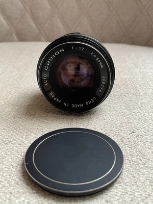 VINTAGE CHINON 55MM F/1.7 M42 MOUNT LENS - Image 1 of 4