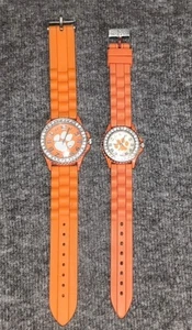 Clemson Tigers Watches - His And Hers Set- Working - New Batteries - Picture 1 of 18