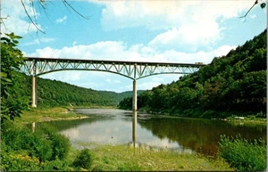 PUENTE INTERESTATAL 80 Allegheny River EMLENTON, Pennsylvania PA Postal - Imagen 1 de 2