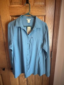 Duluth Women’s 2XL Breezeshooter Shirt Blue Long Sleeve New NWT SIZE XXL - Picture 1 of 7