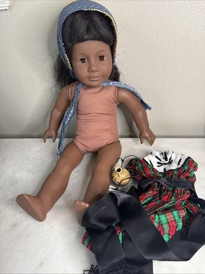 American Girl Pleasant Comp 90’s Addy Muñeca Sombrero Collar Calabaza Foto 1 de 4