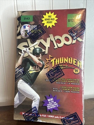 1999 Skybox Thunder Baseball Box, Factory Sealed - Image 1 of 4