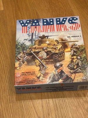 Avalon Hill -  ASL Module 3 YANKS - NO Rules or Maps - Slight Box Damage - Image 1 of 4