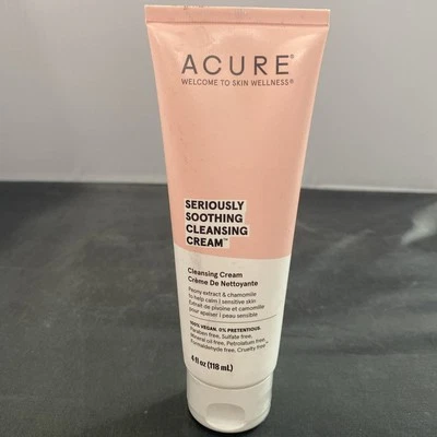 Crema limpiadora calmante Acure Organics Seriously 4 fl oz 118 ml sin crueldad, Foto 1 de 4