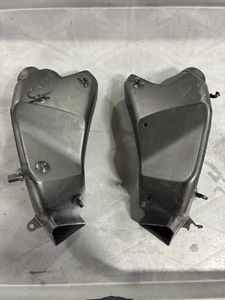 06-11 KAWASAKI NINJA ZX14 LEFT AND RIGHT AIR DUCT RAM INTAKE COVERS - Picture 1 of 13