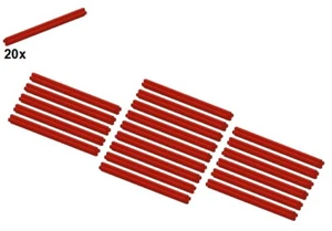 LEGO® - Technic Small Parts - Axles - 3707-01 - Länge8 (20Stk) - Achse - Rot - Bild 1 von 1