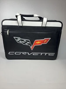 Corvette Z06 Leather Laptop Messenger Bag With Shoulder Strap NEW - Picture 1 of 9