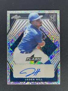 Jaden Hill XRC - 2021 Leaf Flash NAVY BLUE AUTO #FP-NM1 - Rockies Prospect - Picture 1 of 2