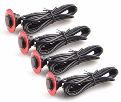 4 Parking Sensors LED Car Auto Backup Reverse Rear Radar System Alert Alarm Kit - Image 1 of 4