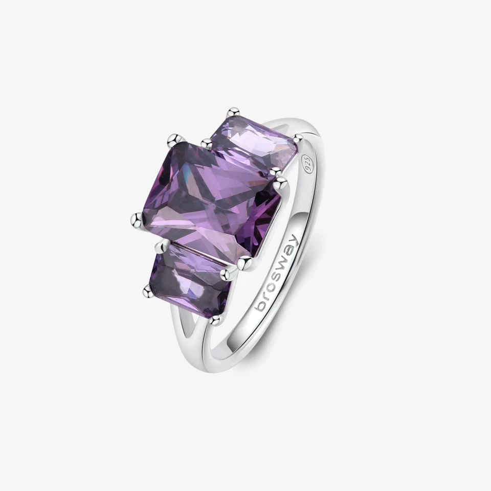 anello a fascia Brosway Fancy gioiello donna colore viola FMP80c - Immagine 1 di 1