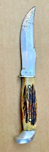 Rare Case XX 523-5 Stag Handle Hunter Hunting Skinner Skinning Fixed Blade Knife
