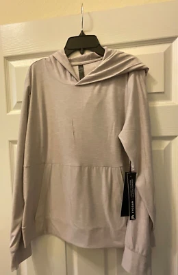 NUEVO CON ETIQUETAS Kyodan Ultra Suave Recortado Sudadera con Capucha Top Camisa Atlética Yoga Para Mujer’s Talla Grande  Foto 1 de 4