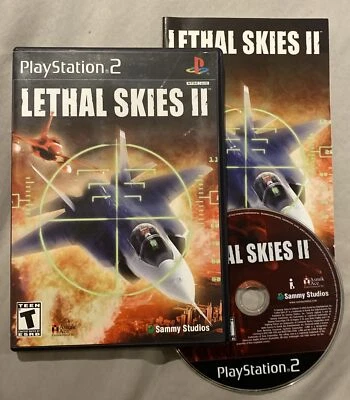 Lethal Skies II 2 • PlayStation 2 PS2 Game + Manual (2003) NTSC-U • Flying - Image 1 of 4