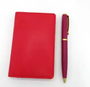 Refillable Notebook Small 3x5" Spiral Insert 134 Pages Post Impressions PINK - Picture 1 of 8