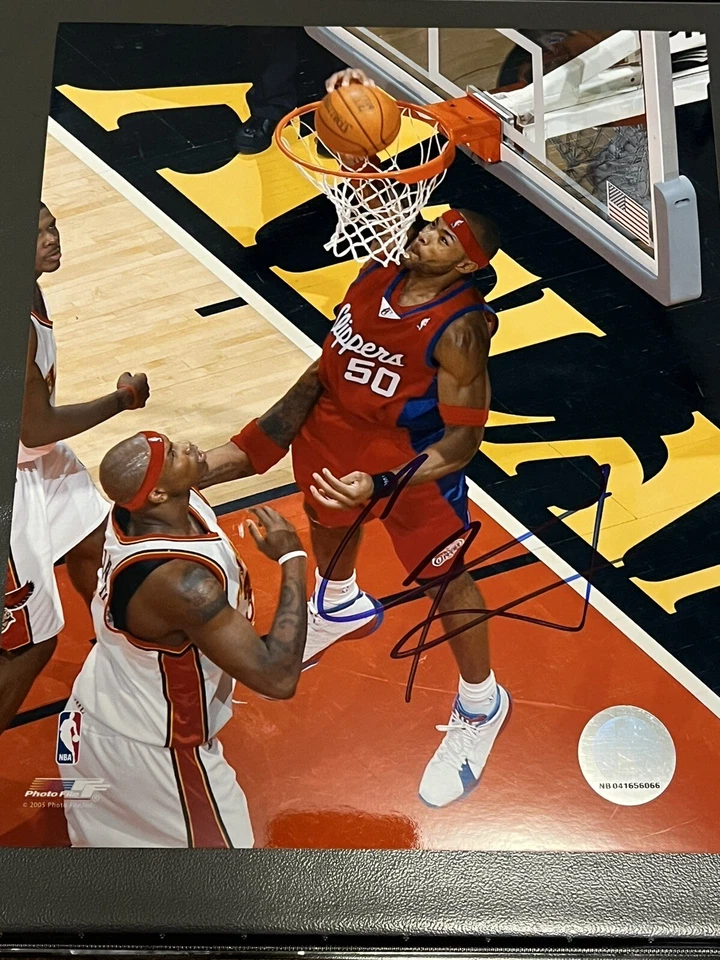 Foto 8x10 firmada autografiada por Corey Maggette de la NBA ~ Los Angeles Clippers Foto 1 de 1