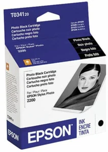 GENUINE Epson 34 T0341 Photo Black Ink Cartridge for Stylus Photo 2200 Printer - Picture 1 of 1