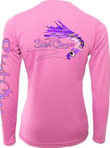 Women's UPF 50+ Microfiber Performance Fishing Shirt Long Sleeve Pink