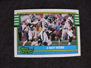 1990 Topps James Hasty New York Jets #517 Football Karte - Bild 1 von 2