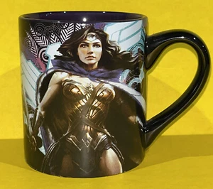 Wonder Woman 14oz Ceramic Mug Cup Batman vs Superman Dawn of Justice New - Picture 1 of 8