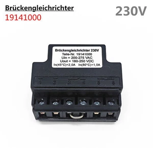 Brückengleichrichter 230V 19141000 200-275 VAC 180-250 VDC Motor brake rectifier - Bild 1 von 8