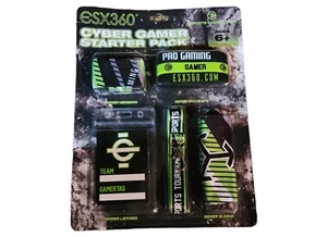 ESX 360 Cyber Gamer Starter Pack Headband, Sleeve, Lanyard and more - NIP - Picture 1 of 1