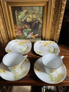 Royal Standard Somerset Trio aus Tasse, Untertasse und Beilageteller X2,1930er, sehr guter Zustand - Bild 1 von 19