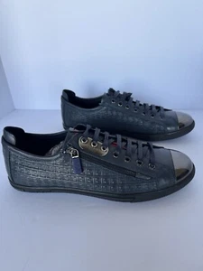 OPP MEN'S VERY COOL LEATHER W/ZIPPERS AND METALLIC TOE GUARDS, SIZE 10D US, A+++ - Picture 1 of 18