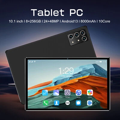 2025 S30Pro Tablet PC Android 13 8+256GB 8000mAh 24+48MP WiFi Tablet Pad Gifts - Image 1 of 4