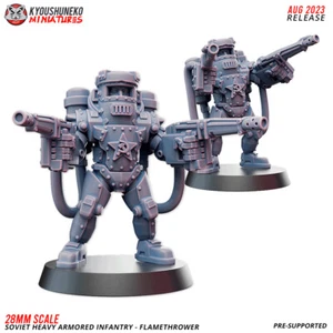 Bolt Action Konflikt 47 Battlegroup Flamethrower Soviet Heavy Armoured Infantry