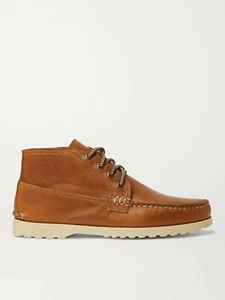 $390 QUODDY Telos Botas Chukka de Cuero Marrón Claro  - Imagen 1 de 6