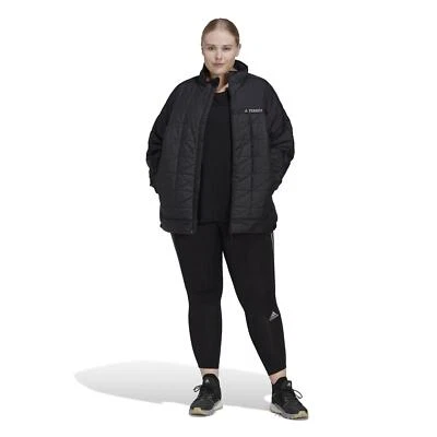 Chaqueta acolchada con aislamiento múltiple para mujer Adidas Terrex negra 4XL $170 valor Foto 1 de 4