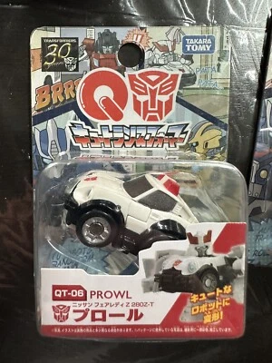 Authentic Takara Tomy Transformer G1 Choro-Q QT-06 PROWL 30th Anniversary New - Image 1 of 2