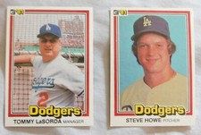 1981 Donruss Los Angeles Dodgers Baseball Card Pick one