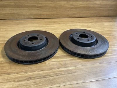2018-2023 Audi A5 S5 S4 RS5 Front Left & Right Brake Rotors Disc 34K OEM - Image 1 of 4