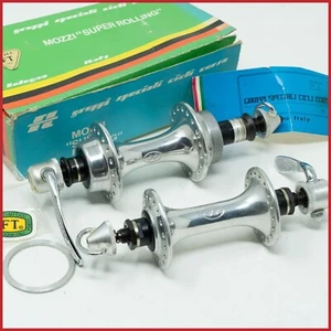 NOS FT BOLOGNA SUPER ROLLING HUBS 36h HOLES VINTAGE OLD LIGHTWEIGHT 6 SPEED - Picture 1 of 10