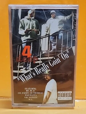 4 Deep: What's Really Goin On 1994 Hip Hop Cassette Tape NEW SEALED  - Image 1 of 2