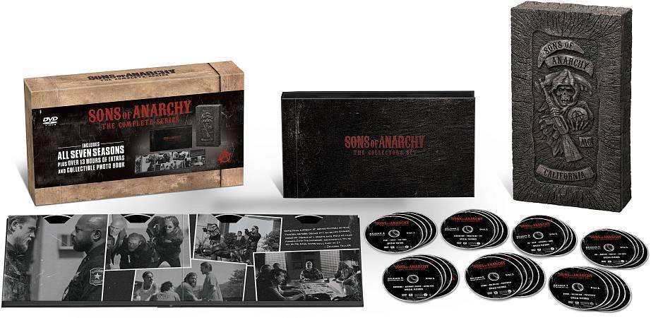 Sons of Anarchy Complete Series Box Set DVDs Blu ray Discs