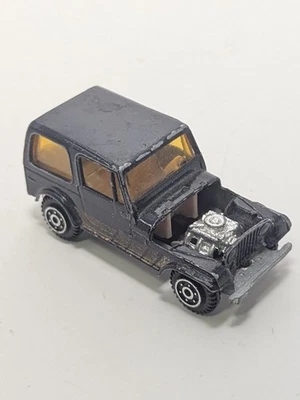 Vintage Yatming No 1603 Yellow Jeep CJ-7 Hong Kong 1:64 White Stallion 1970-80’s - Image 1 of 4
