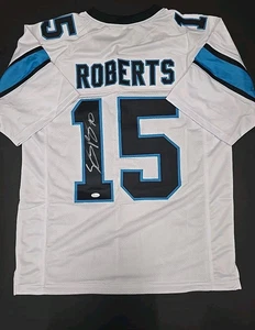 Seth Roberts Autographed Carolina Panthers Jersey XL White JSA Witness COA - Picture 1 of 5