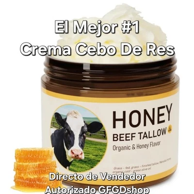 Crema Cebo De Res Con Miel y Aceite Oliva Para La Cara y La Piel Sevo Cevo Sebo - Image 1 of 4