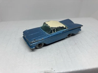 Matchbox Lesney SPW Dark Blue Base Chevrolet Impala #57b  code 3 - Image 1 of 4