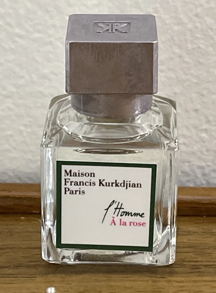Maison Francis Kurkdjian L'Homme A La Rose EDP 10 ml/0,30 oz TRVL SPLASH NUEVO SIN CAJA Foto 1 de 4